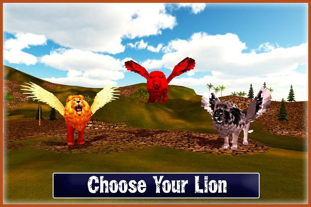 Flying Lion - Wild Simulator screenshot 4