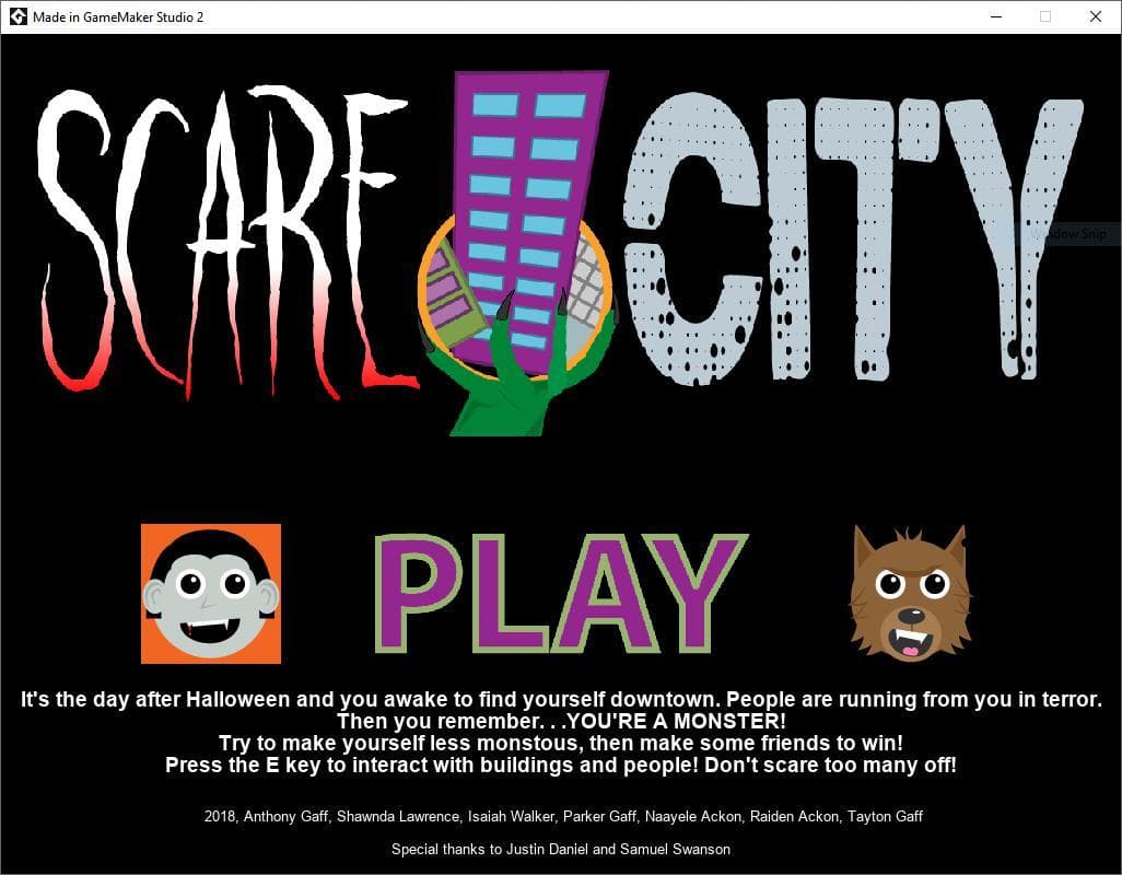 Scare City (Garr) screenshot 2