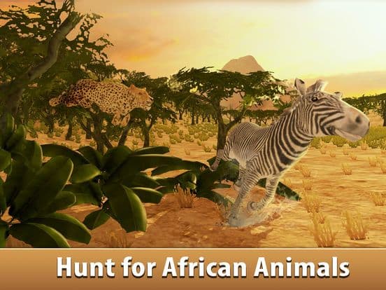 African Cheetah: Wild Animal Simulator 3D screenshot 2