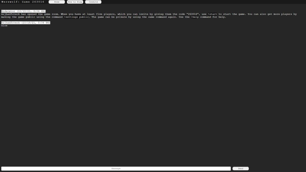 Werewolf Online (itch) (ArjhanToteck) screenshot 2