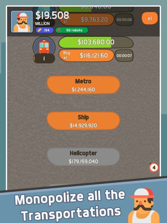 Idle Taxi Capitalist Tycoon