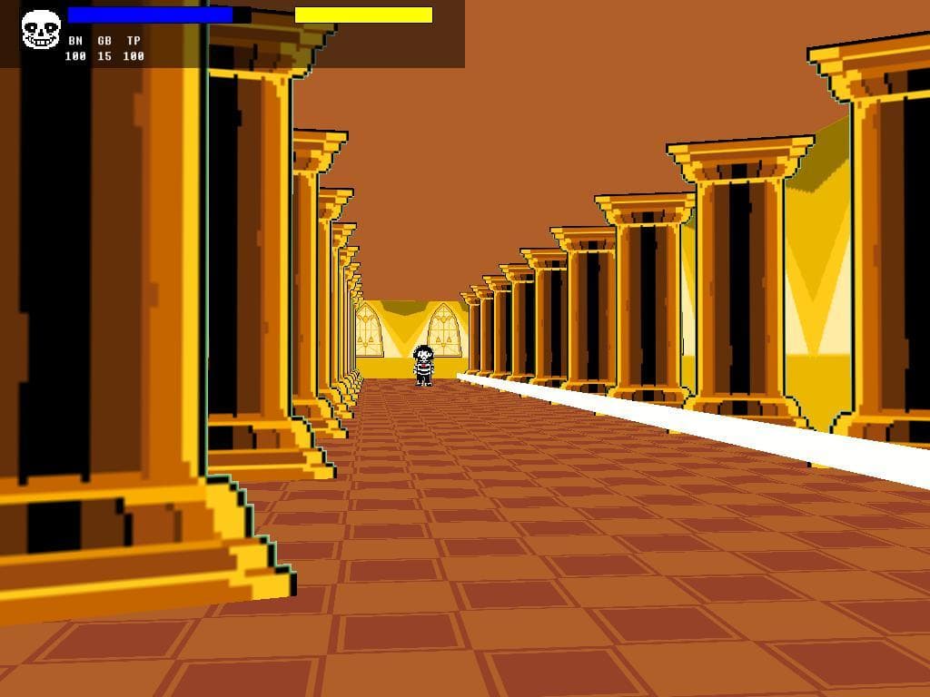 Sans Simulator 3D BoneCruSh 3d screenshot 3