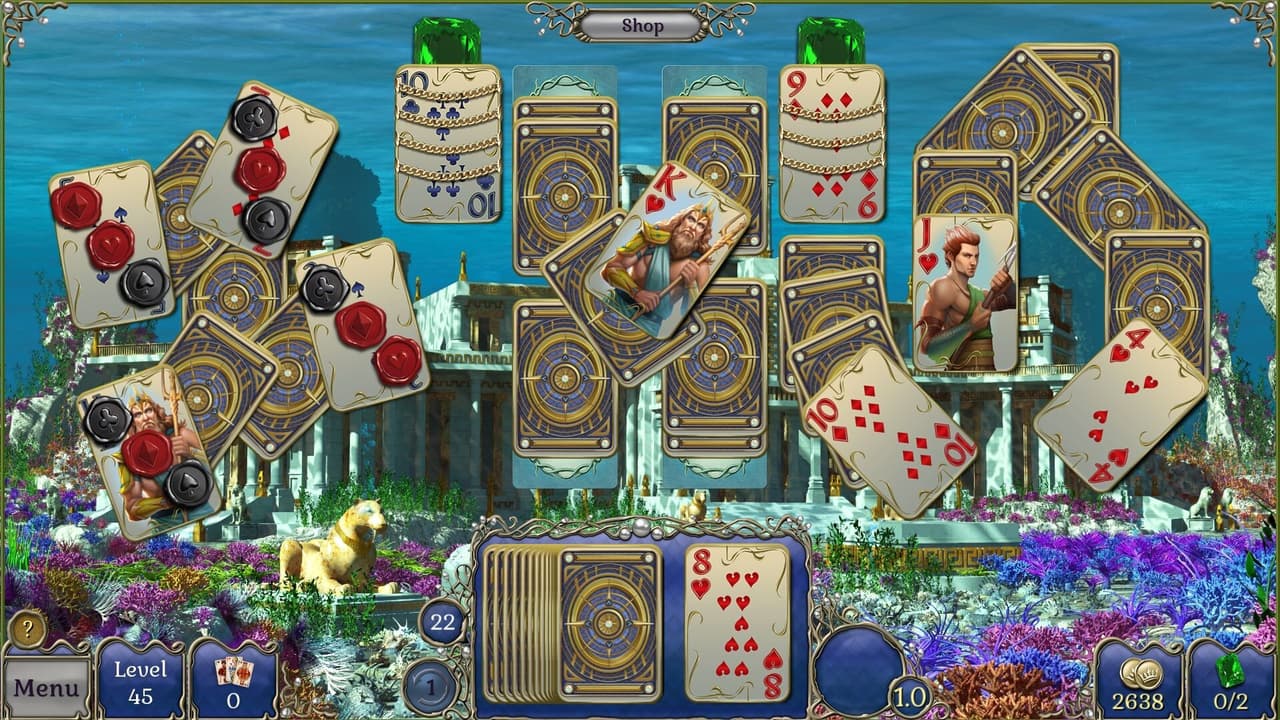 Jewel Match Atlantis Solitaire 3 - Collectors Edition screenshot 6