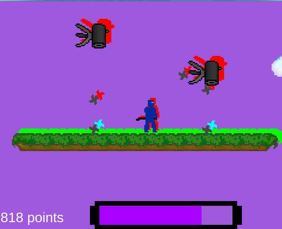 Blue Ninja: Rainbow Rage screenshot 2