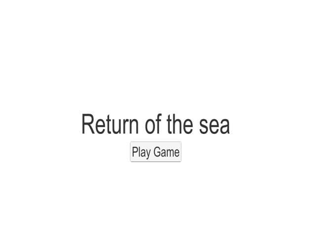 Return of the Sea