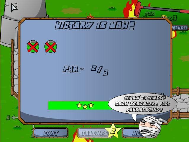 Super Dramatic Flash Minigolf RPG (BitOddGames) screenshot 3
