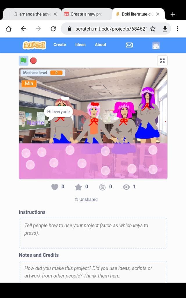 Doki Doki literature club but for Android screenshot 3