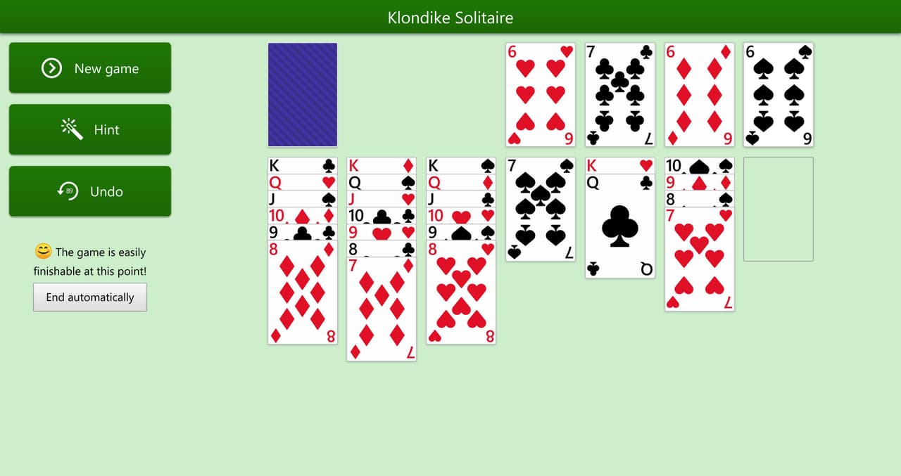 Klondike Solitaire (itch) screenshot 3