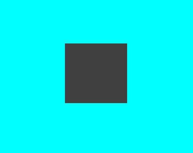 Moving Gray Cube