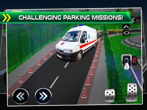Police Emergency Car Parking Simulator - 3D Bus Driving Test & Truck Park Racing Games screenshot 3