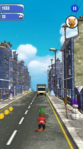 Leo Cat Ice Run - Frozen City screenshot 6