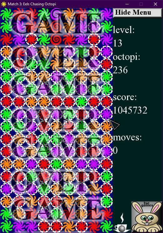Match 3: Chasing Octopi