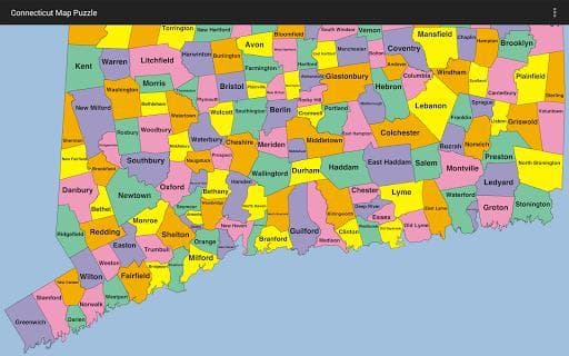 Connecticut Map Puzzle screenshot 5