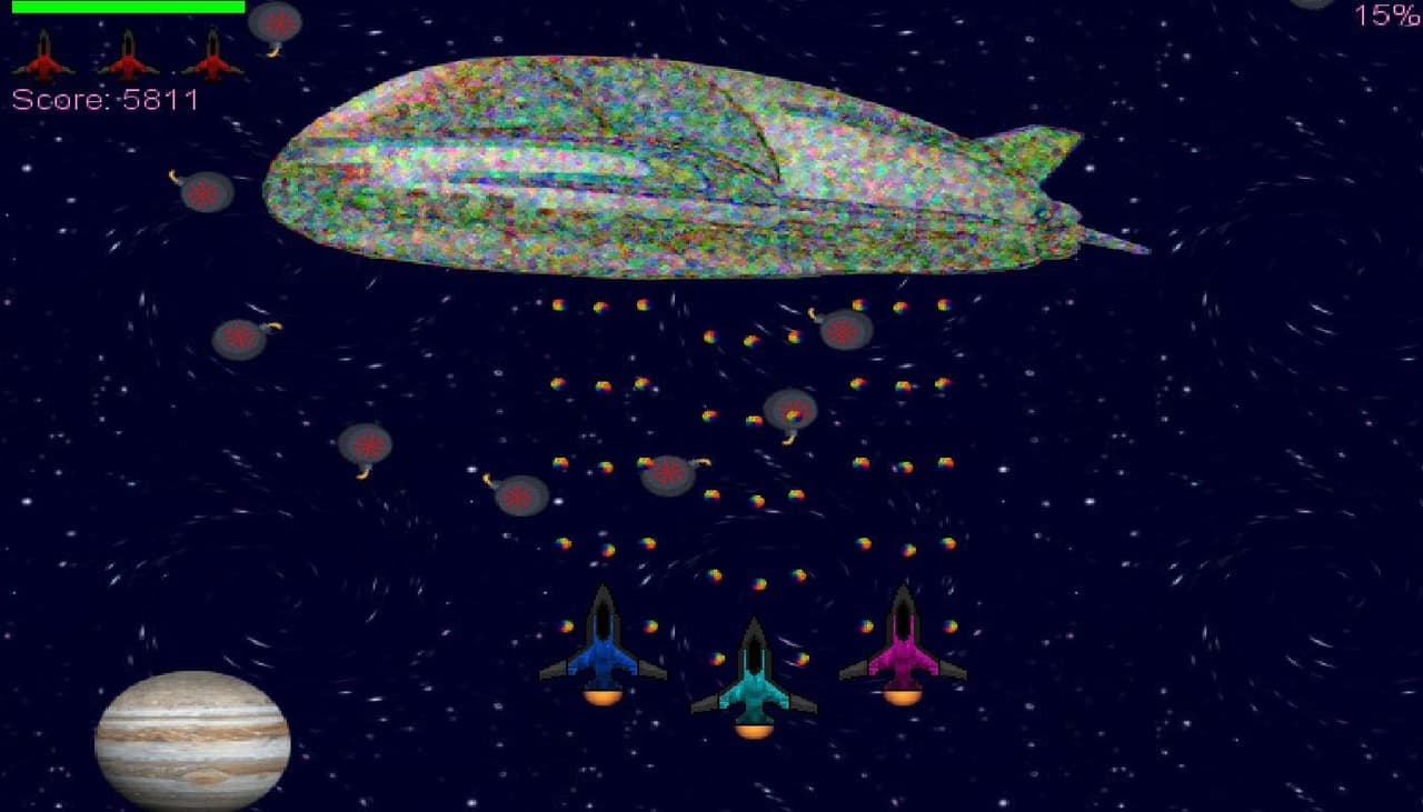 Pixelium Planoid Shooter screenshot 2