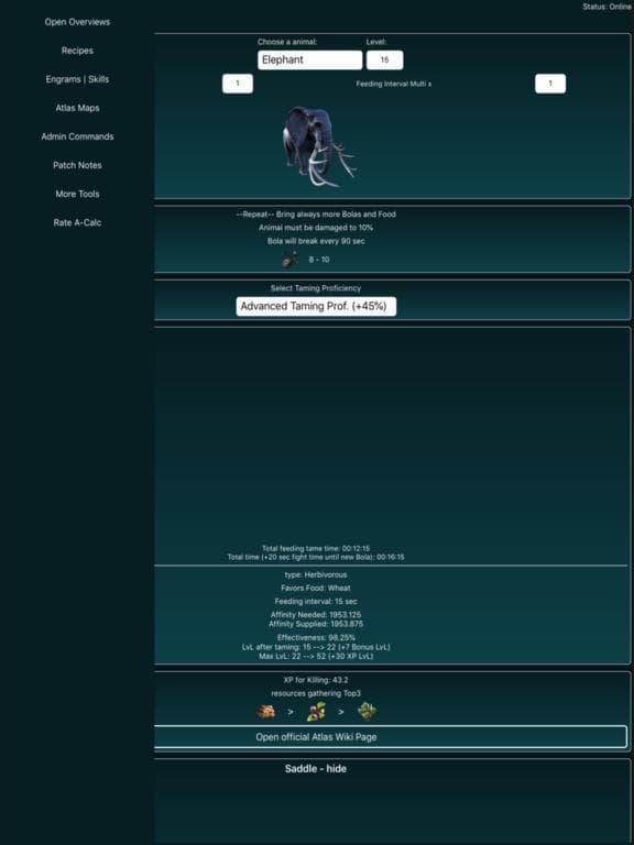 A-Calc Companion for Atlas MMO screenshot 4