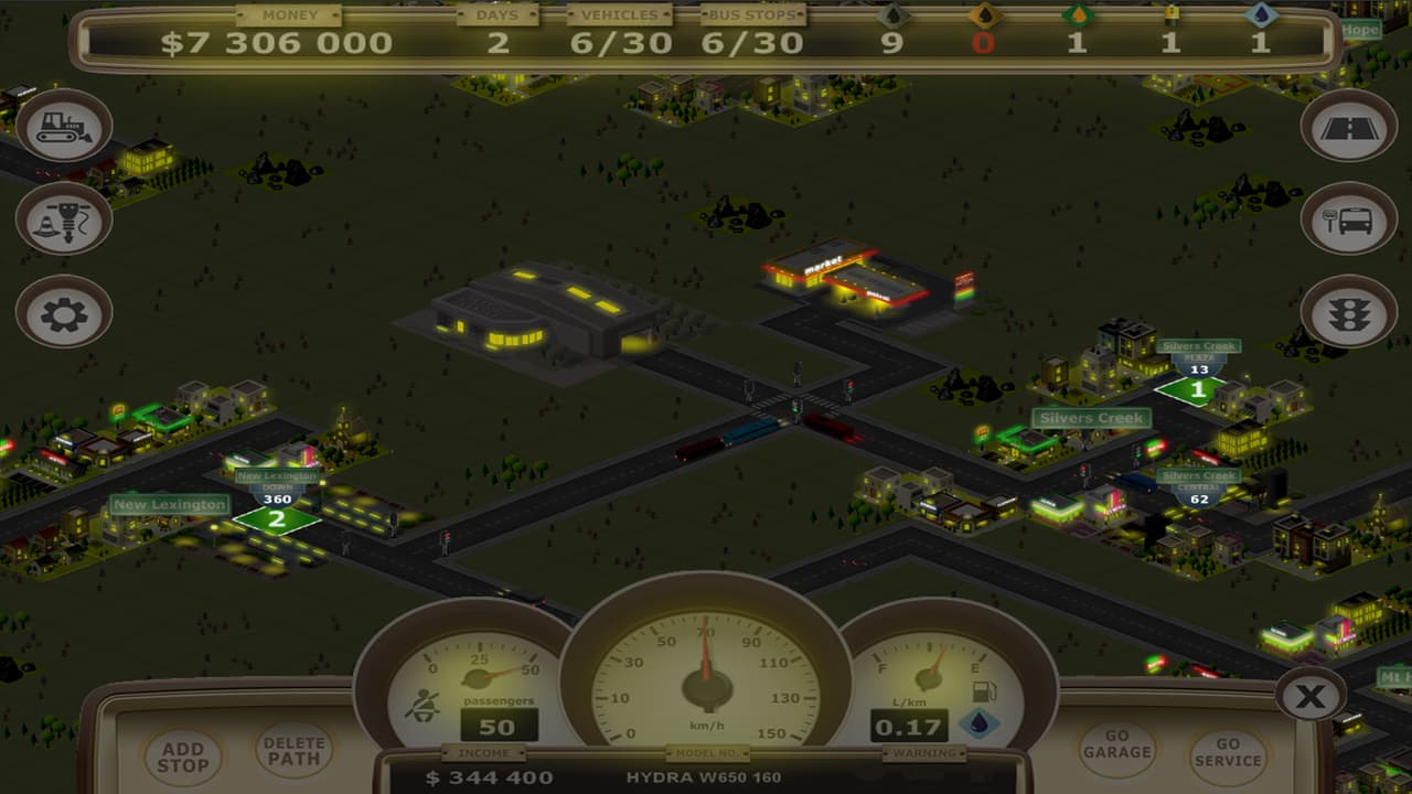 Bus Tycoon ND (Night and Day) screenshot 2