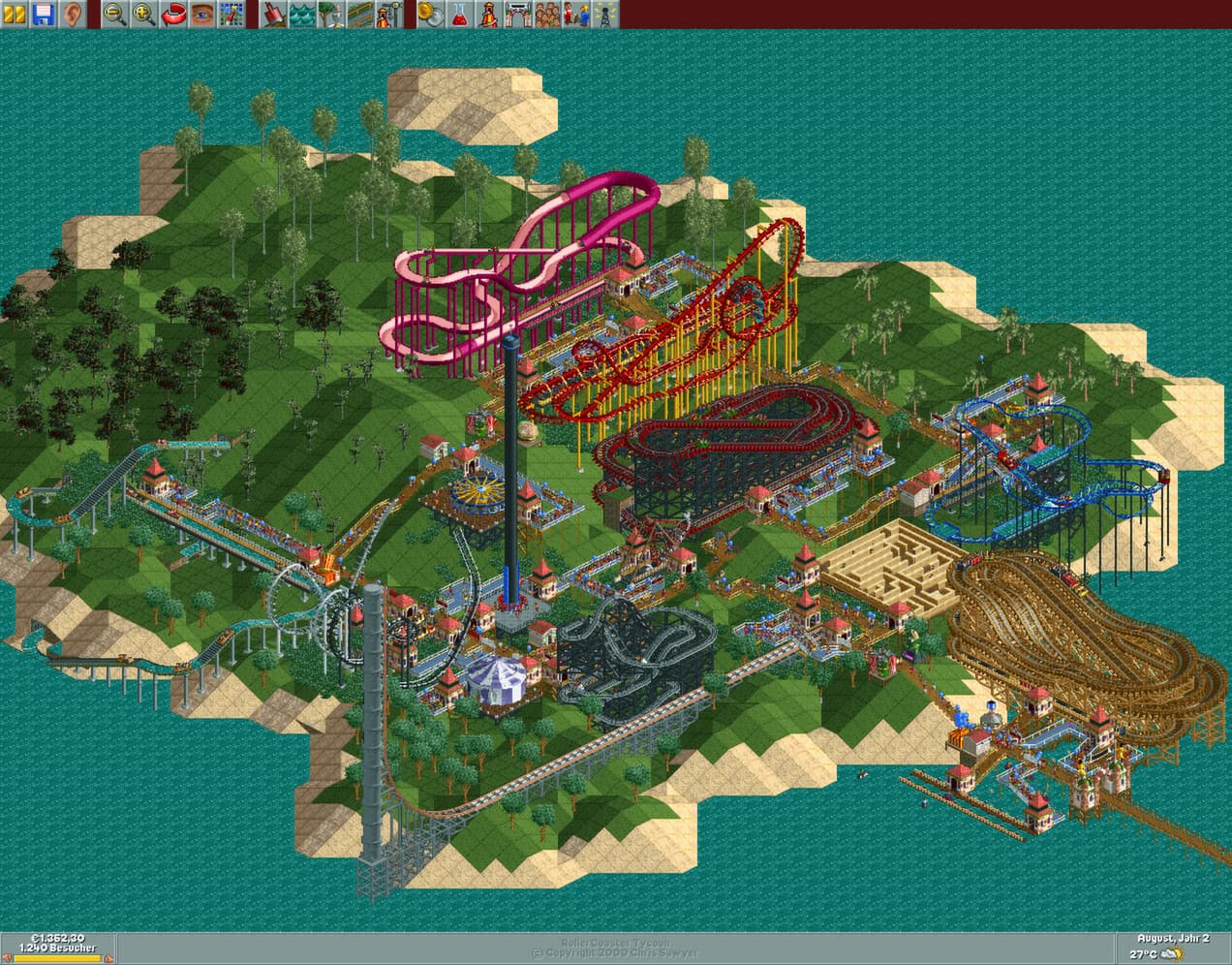 RollerCoaster Tycoon: Deluxe screenshot 3