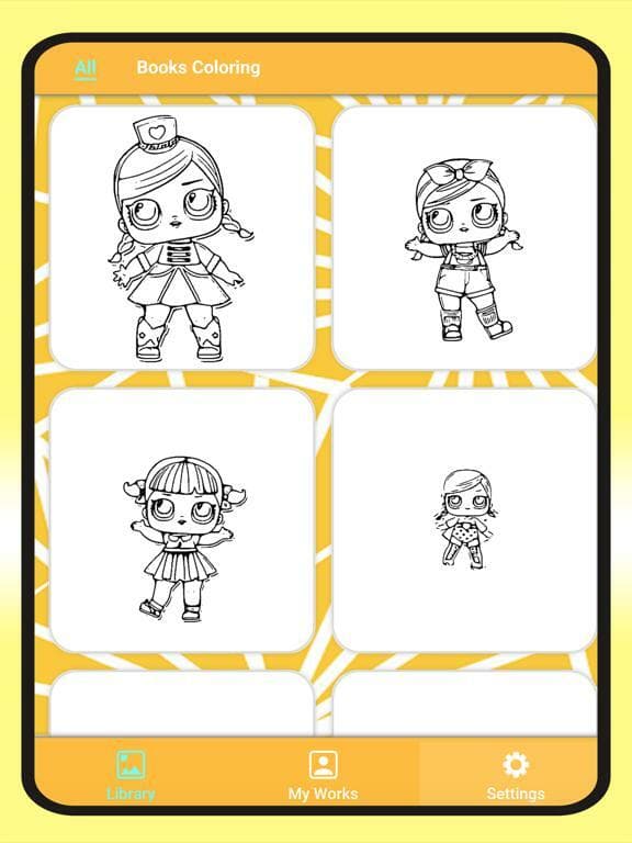 draw lol dolls Coloring Book ! screenshot 2