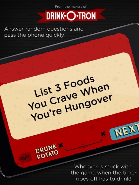 Drunk Potato: A Drinking Game screenshot 2