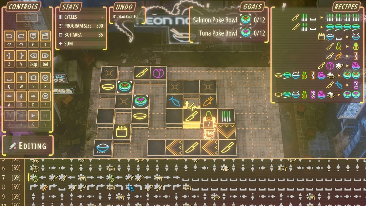 Neon Noodles - Cyberpunk Kitchen Automation screenshot 2