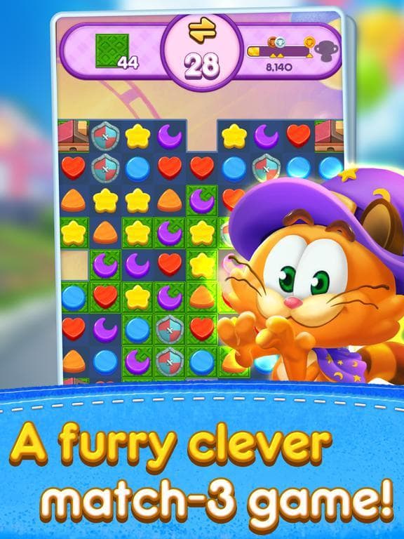 Magic Cat Match: Swipe & Blast screenshot 3