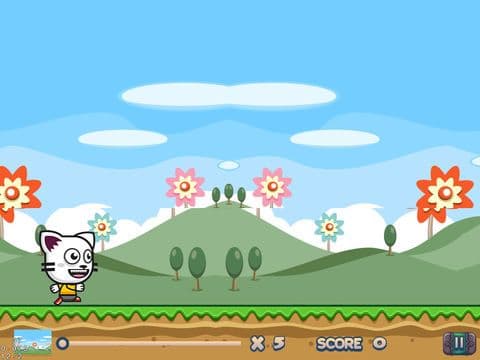 Kitty Dash - Brave Rocket Frontier screenshot 2