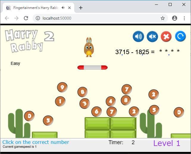 HarryRabby 2 Subtraction with 2 Decimal Places FREE screenshot 4