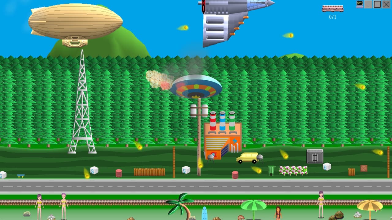 UFO vs Bikini screenshot 3