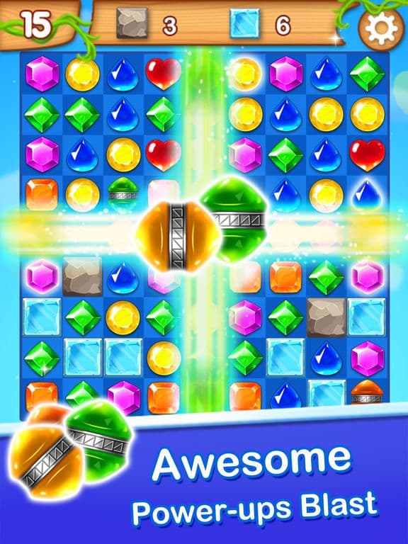 Gems & Jewels - Match 3 Games screenshot 4