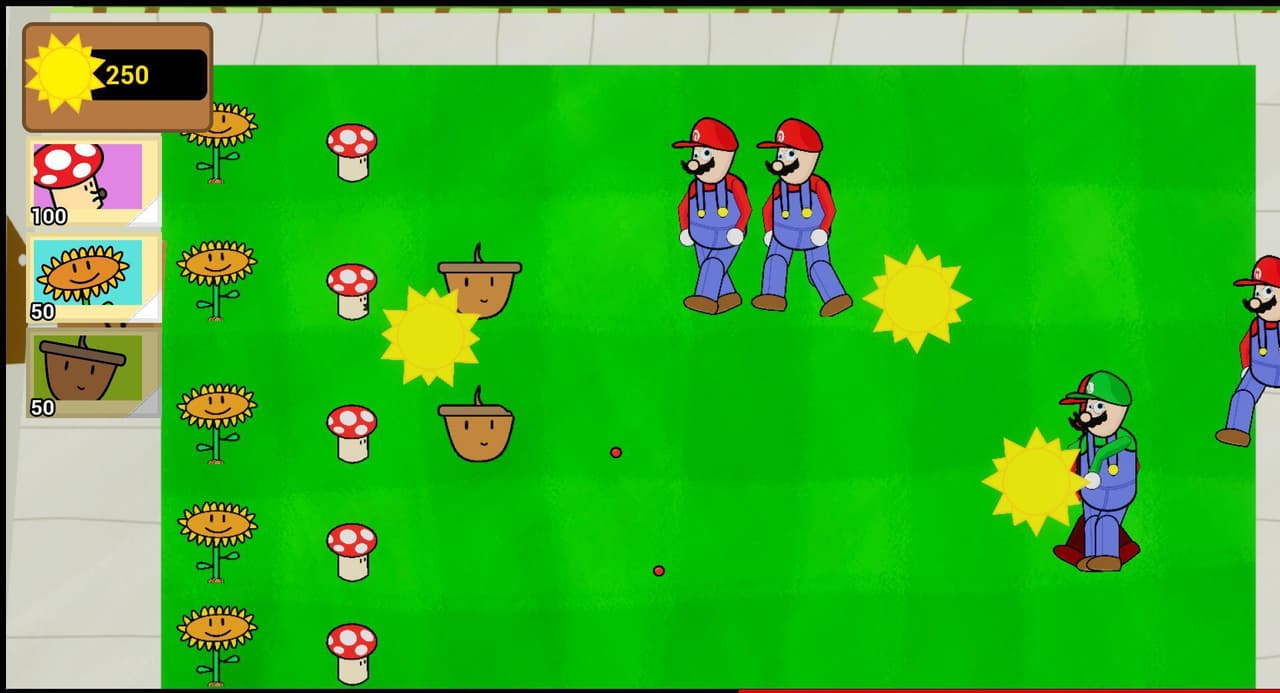 Plants vs Marios screenshot 2