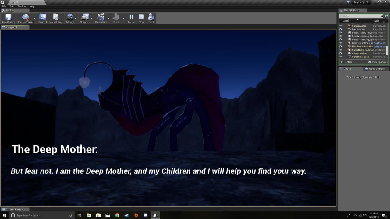 Seas Sister Prologue Demo Level