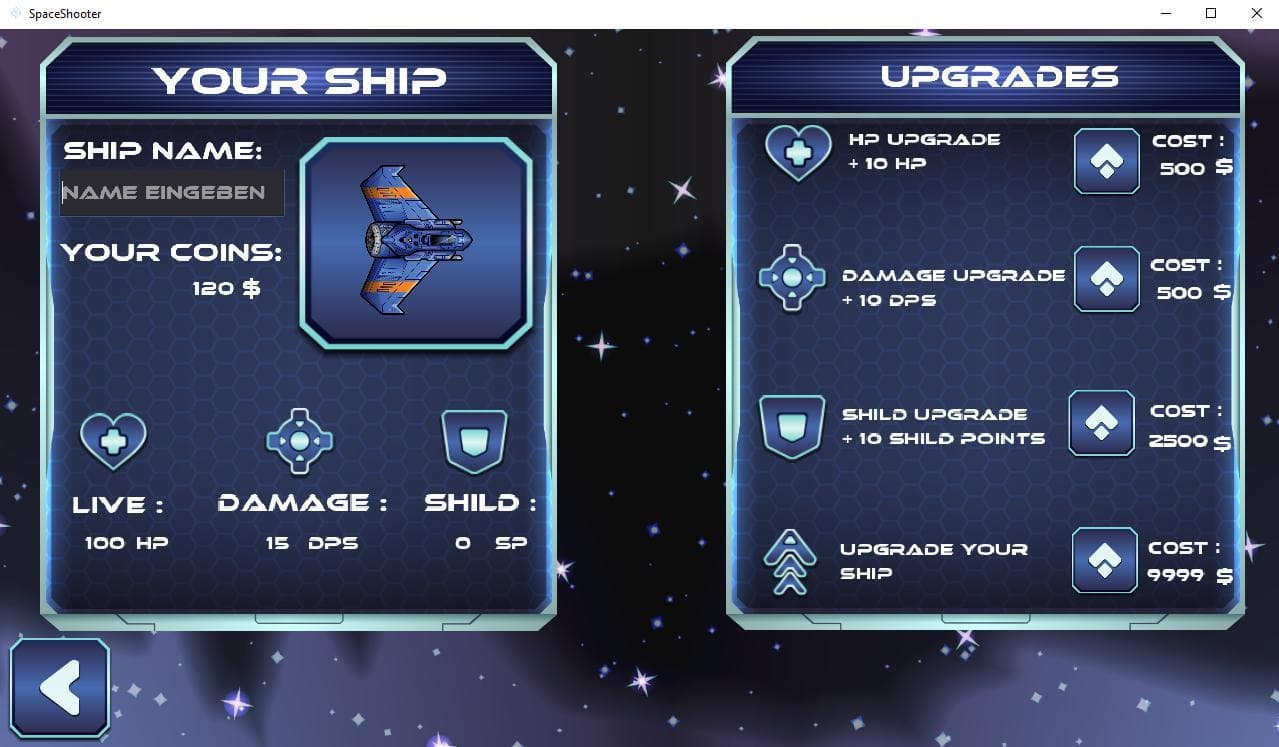 SpaceShooter (Sebastian Vetter) screenshot 3