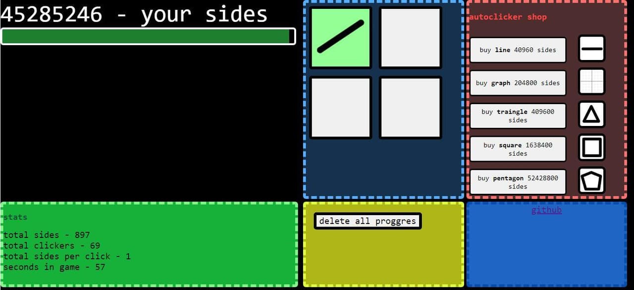 Geometry-clicker Demo