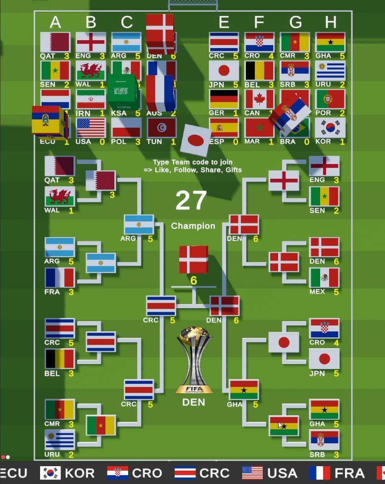 Tiktok Live game (World Cup 2022) screenshot 2