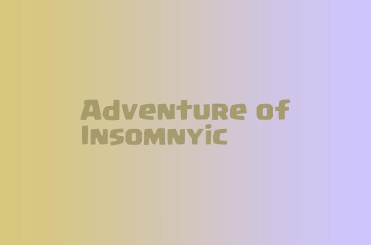 Adventures of Insomnyic