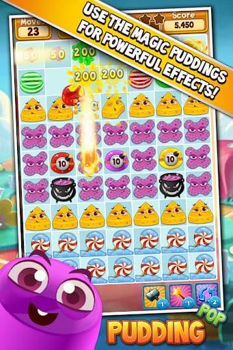 Pudding Pop - Connect & Splash Free Match 3 Game screenshot 3