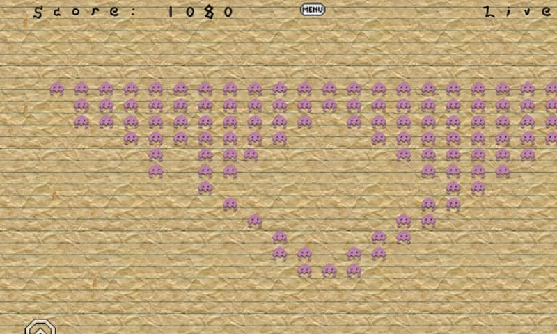The Paper Arcade: Space Invaders