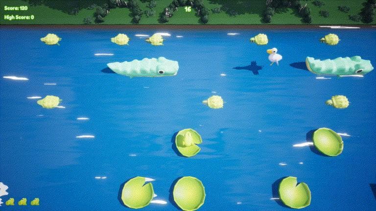 Unreal Froggy Road