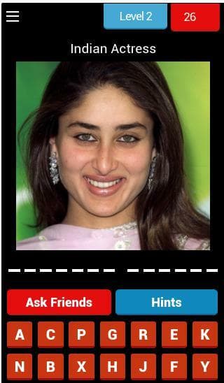 Bollywood Quiz - Guess The Indian Actor & Actress screenshot 4