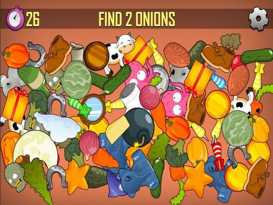 Hidden Objects: Find Animal Fruit Gift Game 4 Kids screenshot 2