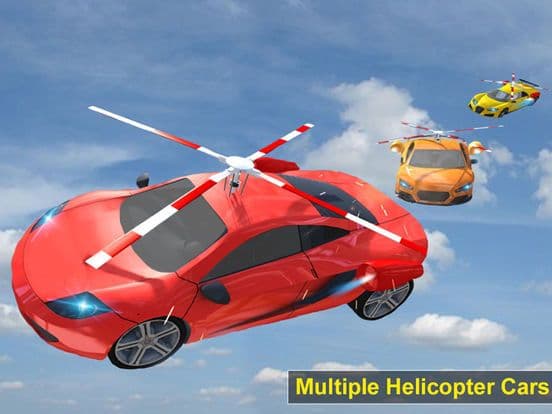 Flying Helicopter Car: Futuristic Autopilot Flight screenshot 2
