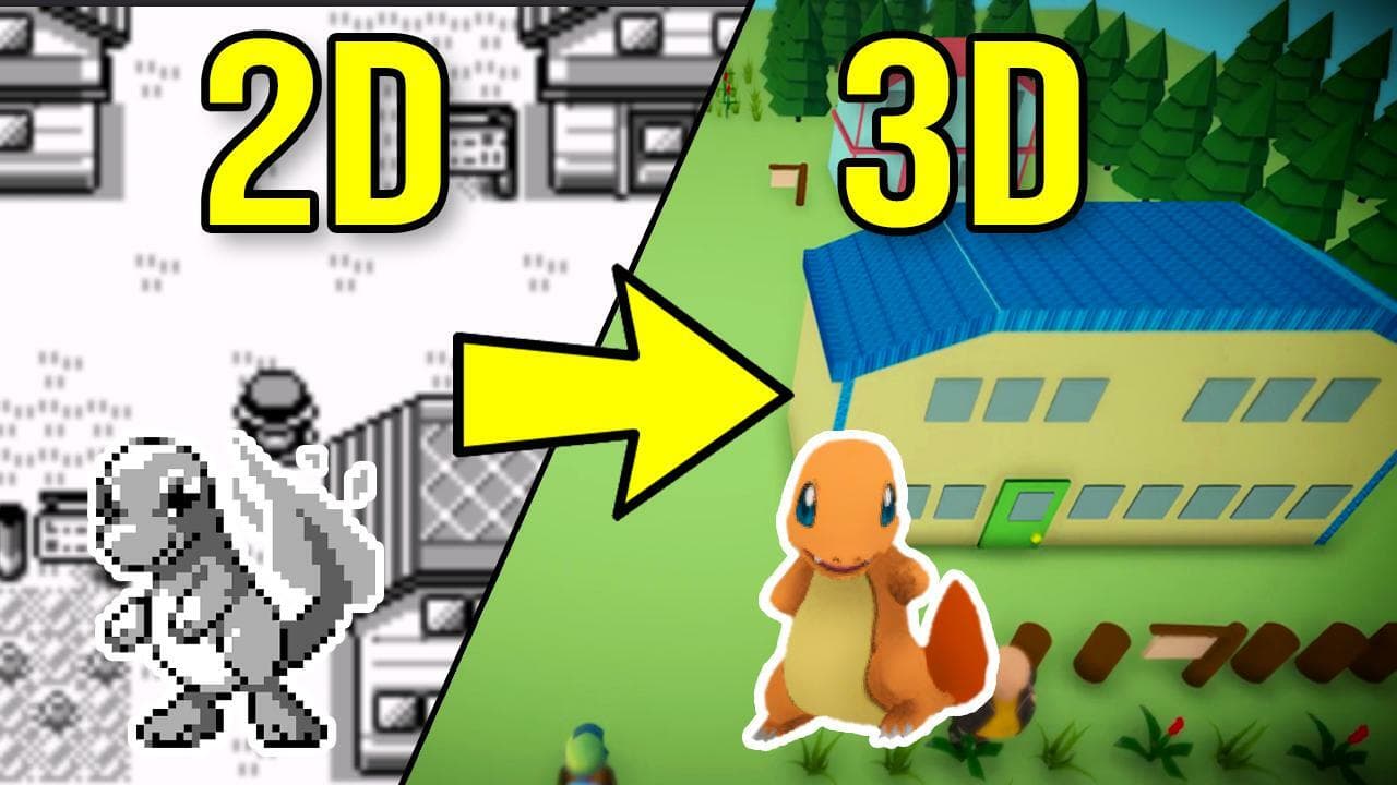 Pokemon Red/Blue 3D