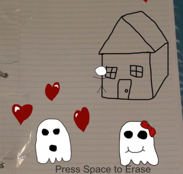 Notebook Boy in The Ghostbook