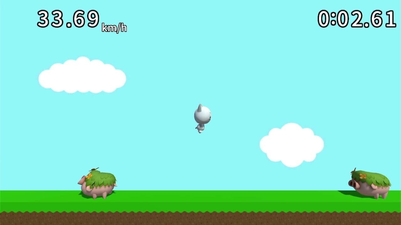 Risk your life to get your dinner back -Nyanzou action game screenshot 2