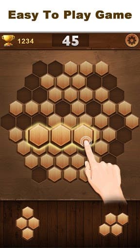 Wood Block Hexagon screenshot 2
