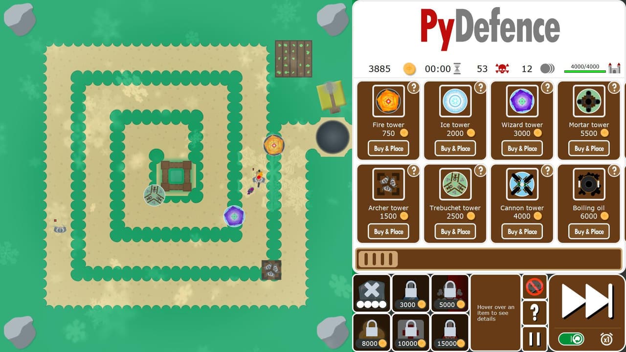 PyDefence screenshot 5