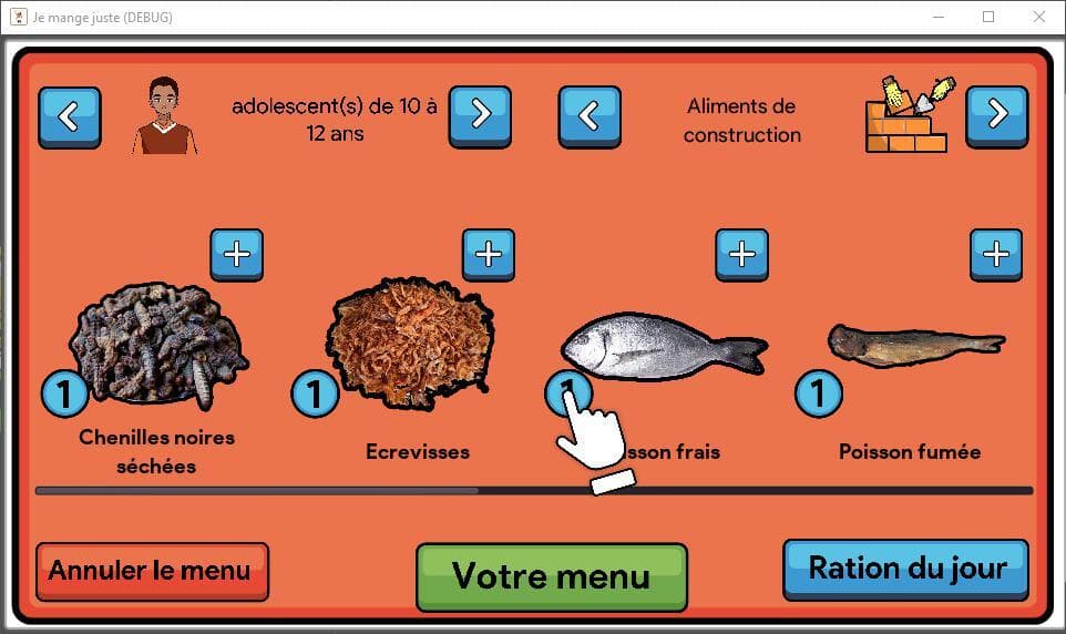 Je Mange Juste (Bayaola) screenshot 3