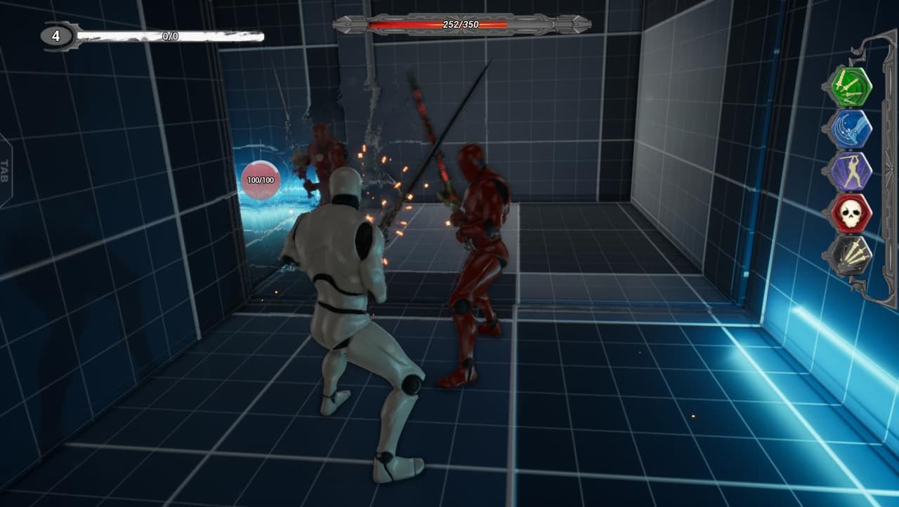 Robot Attacks Sword screenshot 3