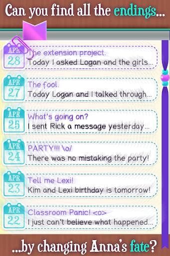 Dear Diary - Teen Interactive Story Game screenshot 5