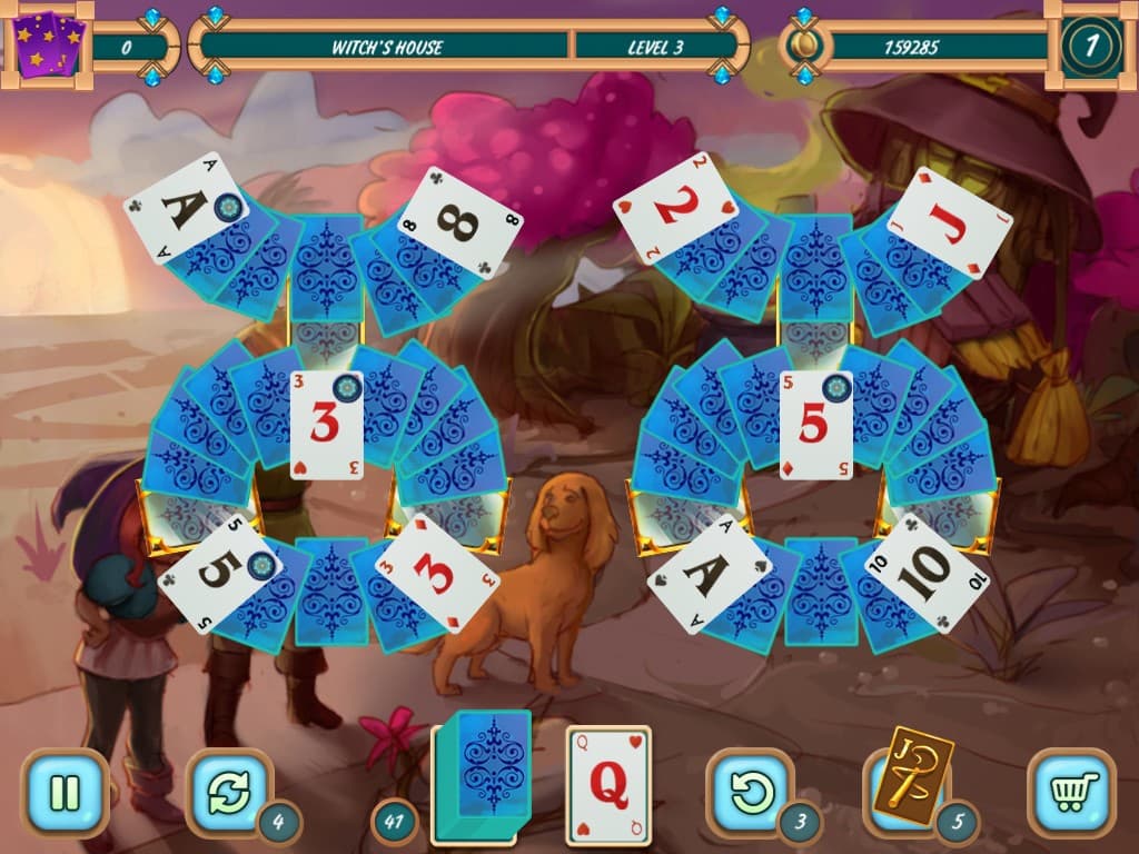 Sweet Solitaire: School Witch screenshot 3